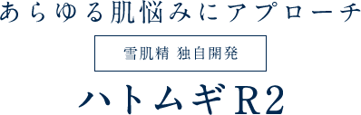 あらゆる肌悩みにアプローチ