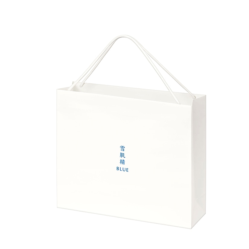 雪肌精 BLUE ショッピング バッグ L