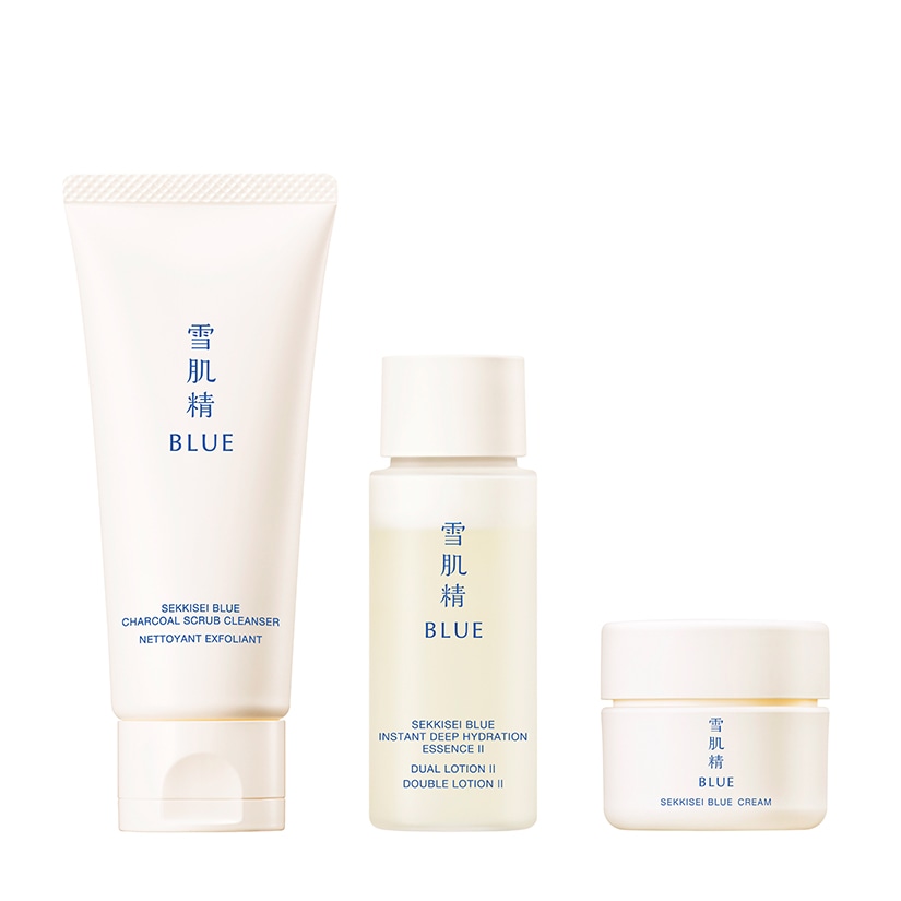 雪肌精 BLUE スキンケア トライアル キット Ⅱ