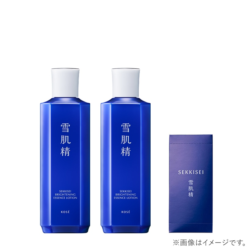 薬用雪肌精 ブライトニング エッセンス ローション 350mL ×2本+コットン セット